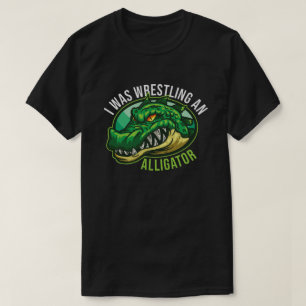 Jag brottade en Alligator Arm Amputee Funny T Shirt