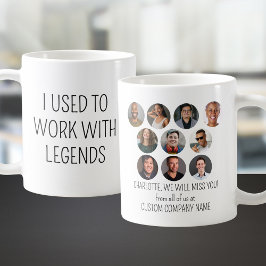 Jag brukade arbeta med legends 10 medarbetarfoto kaffemugg