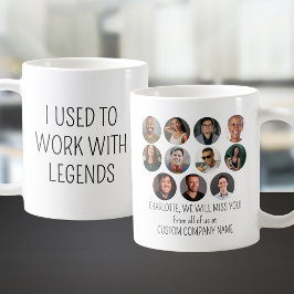Jag brukade arbeta med legends 11-medarbetarfoto kaffemugg
