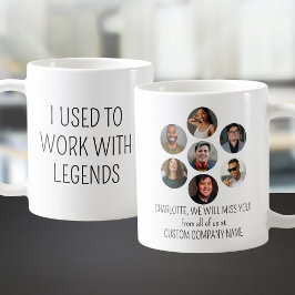 Jag brukade arbeta med legends 7-medarbetarfoto kaffemugg