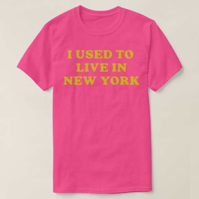 Jag brukade bo i New York T Shirt (Design framsida)