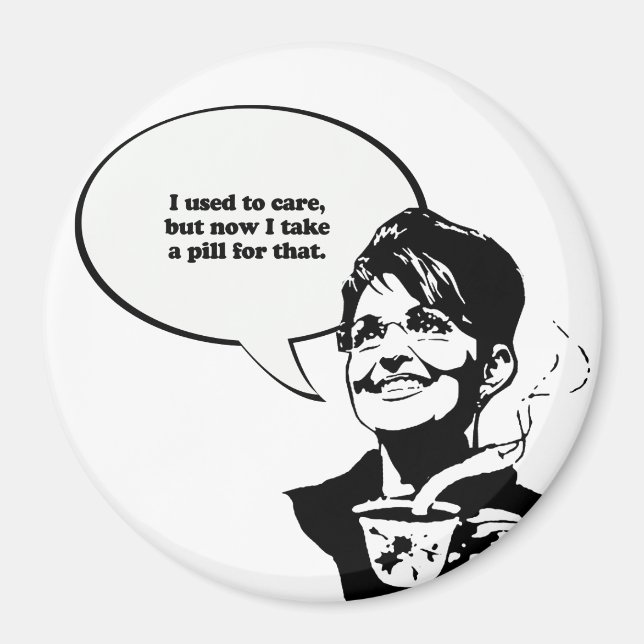 Jag brukade bry mig, men nu tar jag en piller för  magnet (Framsidan)