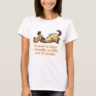 Jag brukade ha en handbok om livet t-shirt