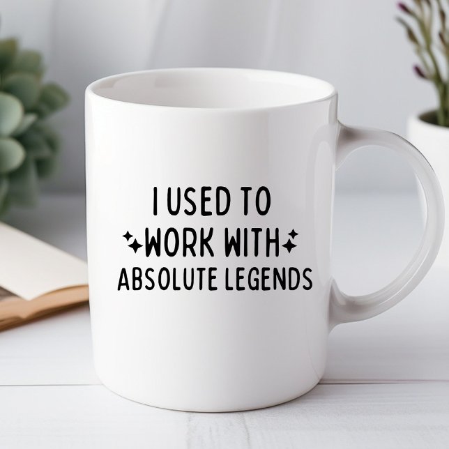 Jag brukade jobba med absolut roligt Office Mugg (Skapare uppladdad)