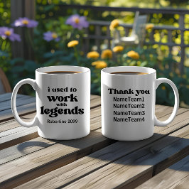 Jag brukade jobba med legender Rolig pensionär Tac Kaffemugg