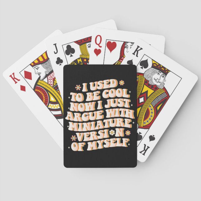 Jag brukade vara Coola nu.. -...med min miniversio Casinokort (Baksidan)