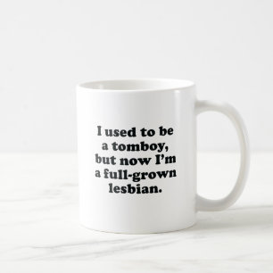 Jag brukade vara en pojkflicka kaffemugg