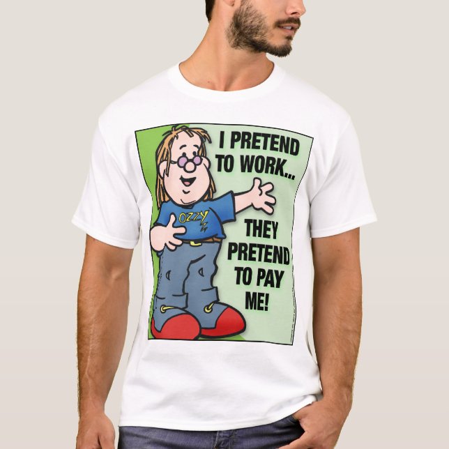 Jag brukar jobba tee shirt (Framsida)