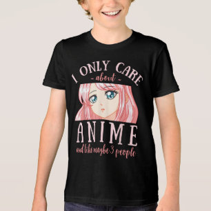 Jag bryr mig bara om djur och kanske 3 personer t shirt