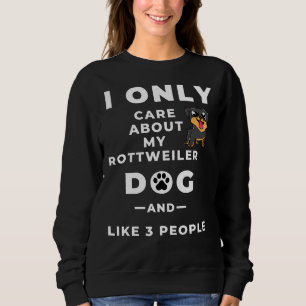 Jag bryr mig bara om min Hund och typ 3 Pe T Shirt