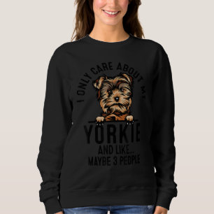 Jag bryr mig bara om min Yorkie och kanske 3 T Shirt
