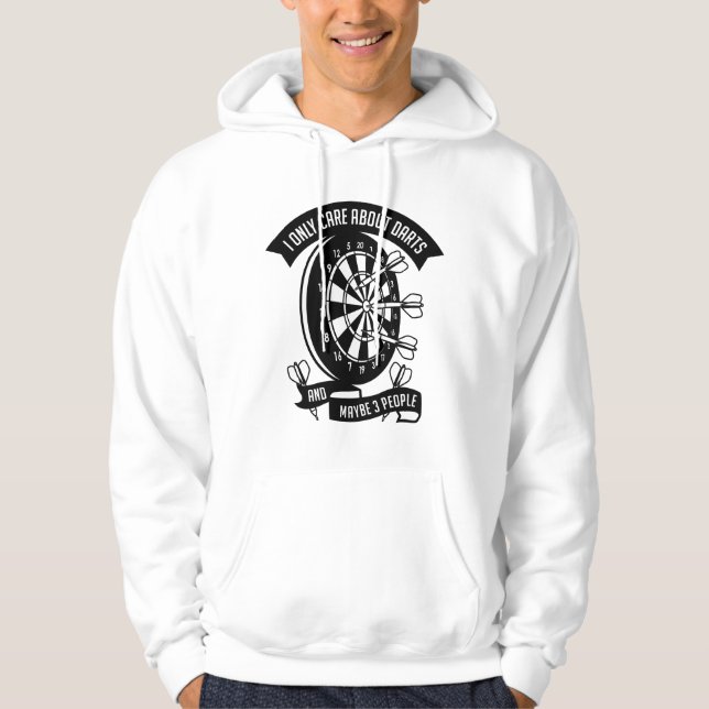 Jag bryr mig bara om mördare hoodie (Framsida)