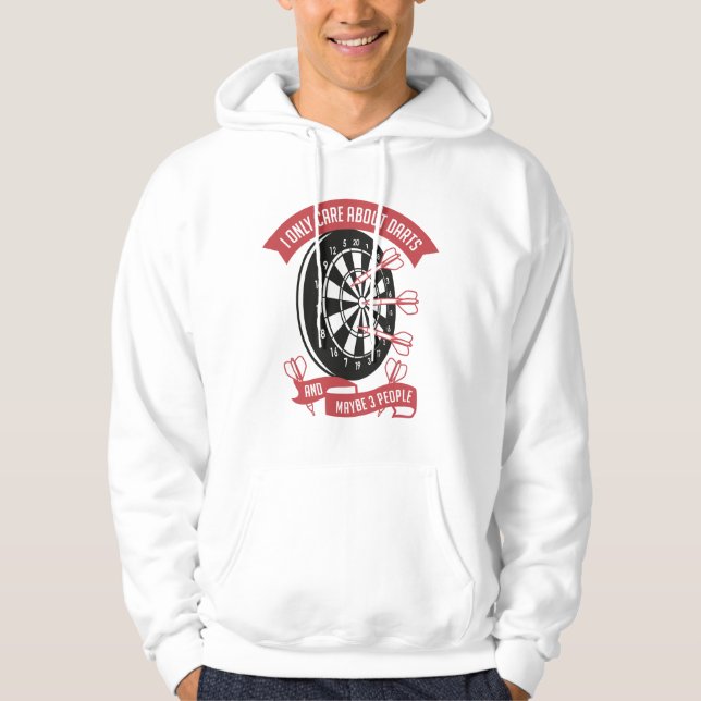 Jag bryr mig bara om mördare hoodie (Framsida)