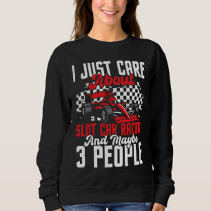 Jag Bryr Mig Bara Om Spårbilstävling Dragracerkör T Shirt