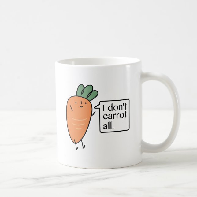 Jag bryr mig inte alls kaffemugg (Höger)