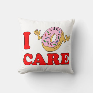 Jag bryr mig inte (Doughnut) Kudde