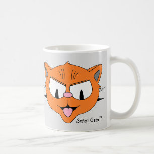 "Jag bryr mig inte ett dugg" Hånfull seriekat Kaffemugg