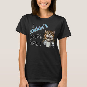 Jag Bryr Mig Inte  Mörk Katt Uttalande  1 T Shirt