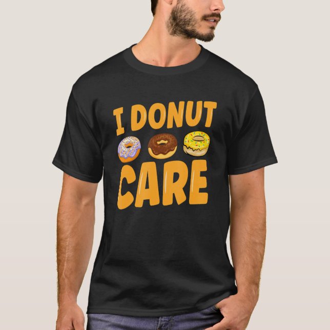 Jag Bryr Mig Inte Munk T Shirt (Framsida)