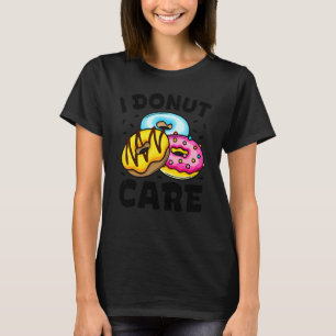 Jag Bryr Mig Inte Munkar Tjejer Kvinnor Mat Efterr T Shirt
