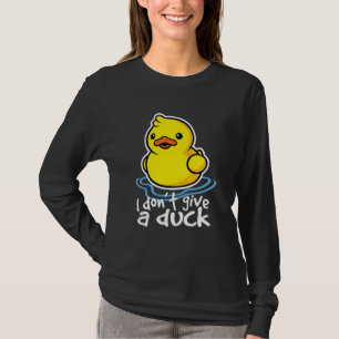 Jag bryr mig inte om anka djurskötsel lantbruk t shirt