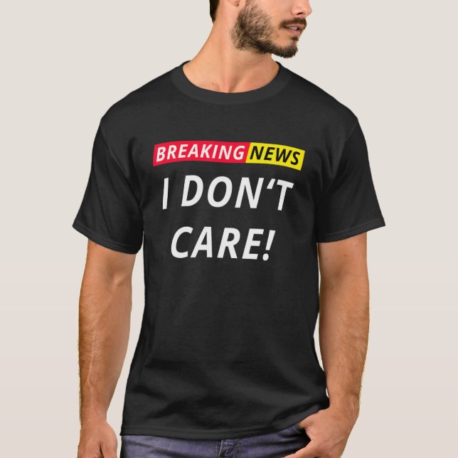 Jag bryr mig inte om att säga Sta. T Shirt (Framsida)