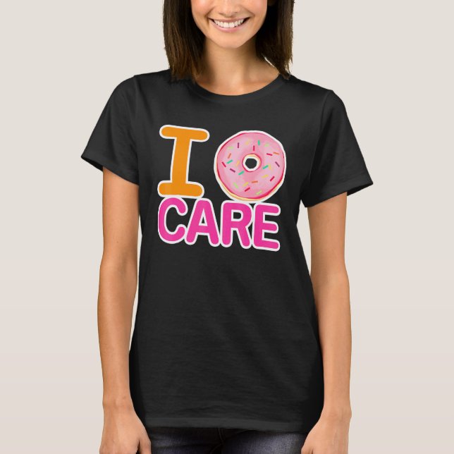 Jag bryr mig inte om blodpropp för Sarcasm Pessimi T Shirt (Framsida)