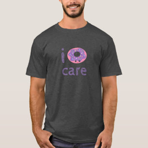 Jag bryr mig inte om den söta kawaii doughnut pun  tee