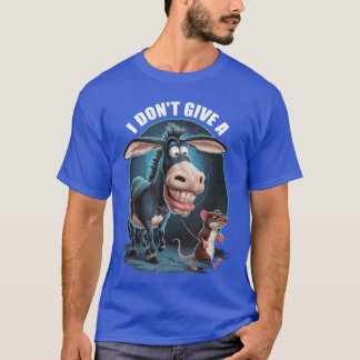 Jag Bryr Mig Inte Om En Åsna Råtta Roligt Sarcasti T Shirt