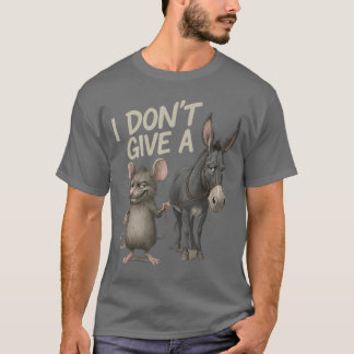 Jag Bryr Mig Inte Om En Åsna Råtta Roligt Sarksast T Shirt