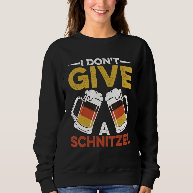 Jag bryr mig inte om en SchnitzelWurst Schnitzel Ö T Shirt (Framsida)