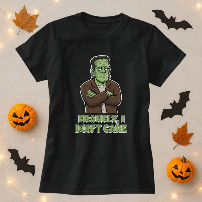 Jag bryr mig inte om Halloween Monster T Shirt (Skapare uppladdad)