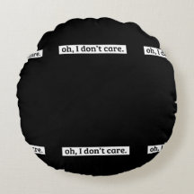 Jag bryr mig inte om Sarcastic-meddelande