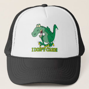 Jag bryr mig inte om t-rex temper tantrum keps