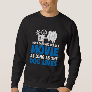 Jag bryr mig inte så länge Hund lever Lång Ärmad Tröja