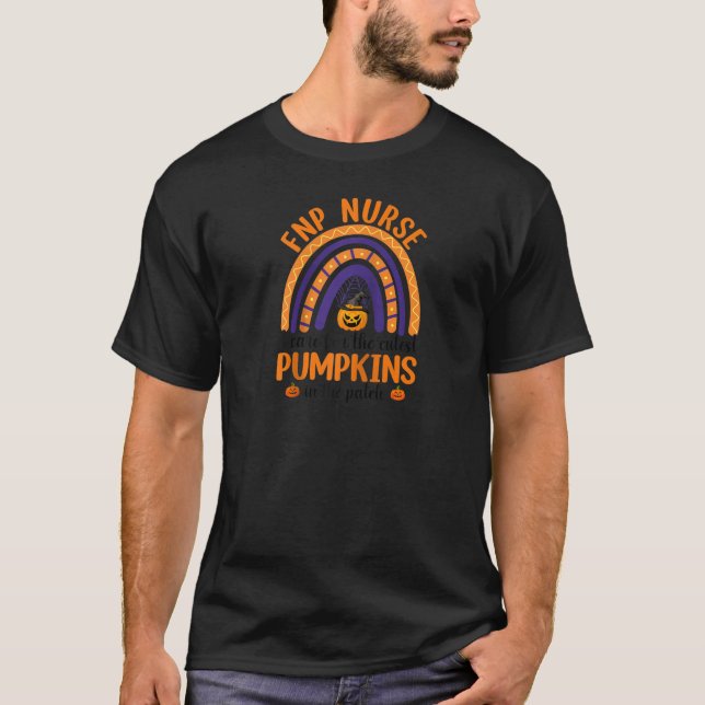 Jag bryr mig om de bästa pumpkins FNP Nurse Rainbo T Shirt (Framsida)