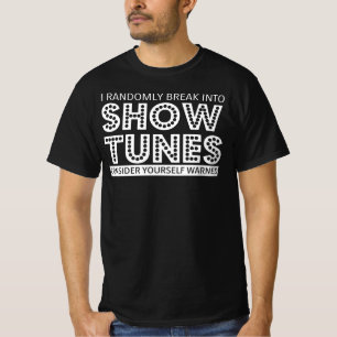 Jag bryter på måfå in i Show trimmar den T Shirt