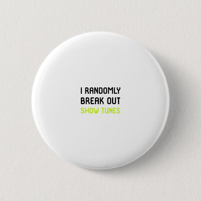 Jag bryter på måfå Show trimmar ut thespianen Knapp (Framsida)