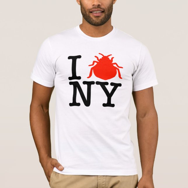Jag buggar New York T-shirt (Framsida)
