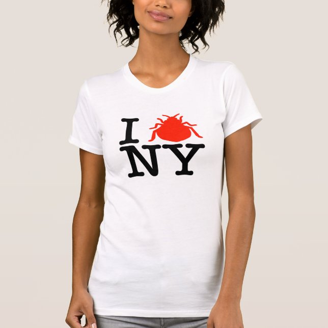 Jag buggar New York T-shirt (Framsida)