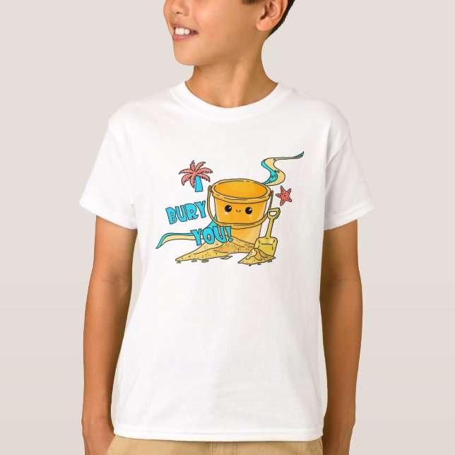 Jag BURY DIG - Lusnyj Barn Beach T-Shirt (Framsida)