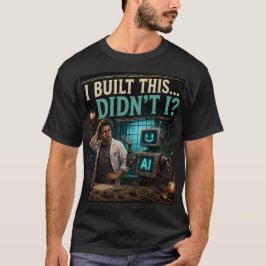 Jag byggde detta, eller hur? Rolig AI-teknik-tröja T Shirt