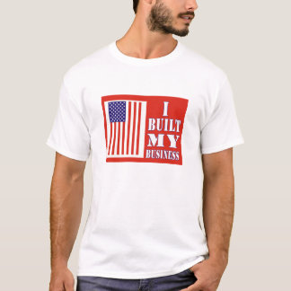 Jag byggde min för US-flagga för affären politiska Tee Shirt
