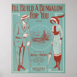 Jag Bygger en Bungalow åt dig Poster