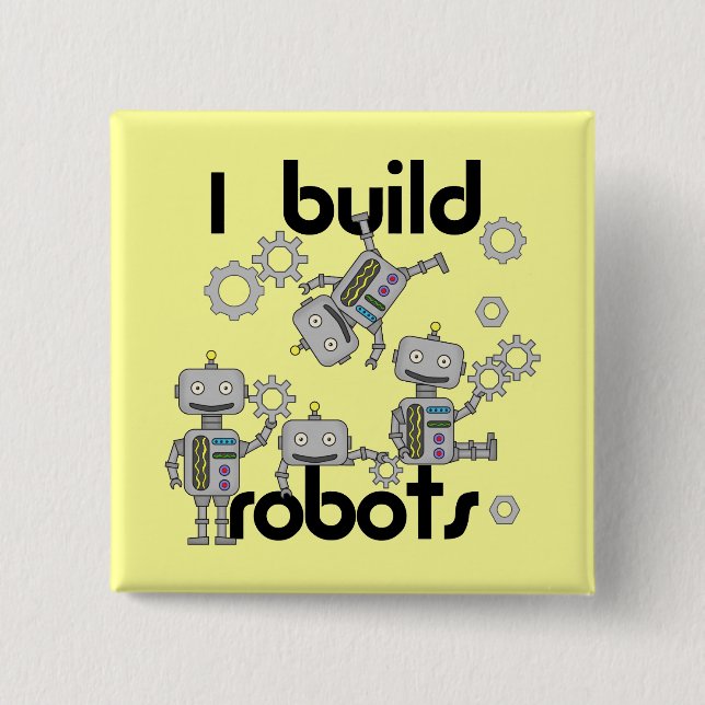 Jag bygger robotar knapp (Framsida)