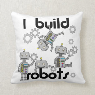 Jag bygger robotar kudde