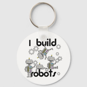 Jag bygger robotar nyckelring