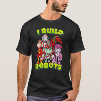 Jag Bygger Robots Team Robots T Shirt