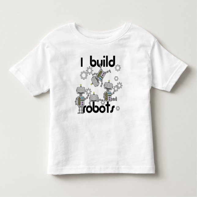 Jag Bygger Robots Tee (Framsida)