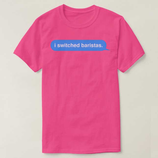 Jag bytte baristas i Mitten i ett Awkward Co. T Shirt (Design framsida)
